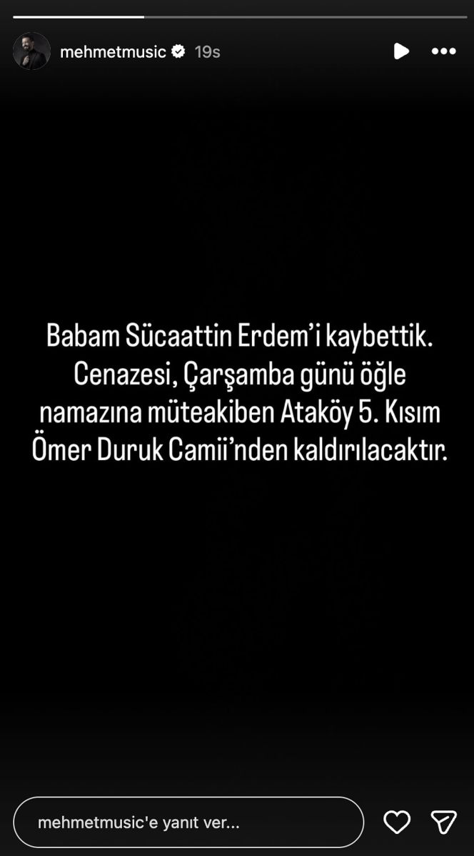 Babasının Vefatını Duyurdu! s b0ce07ad119e8b778e4570889e202dcbb1efcdbe - Marmara Bölge Gazetesi