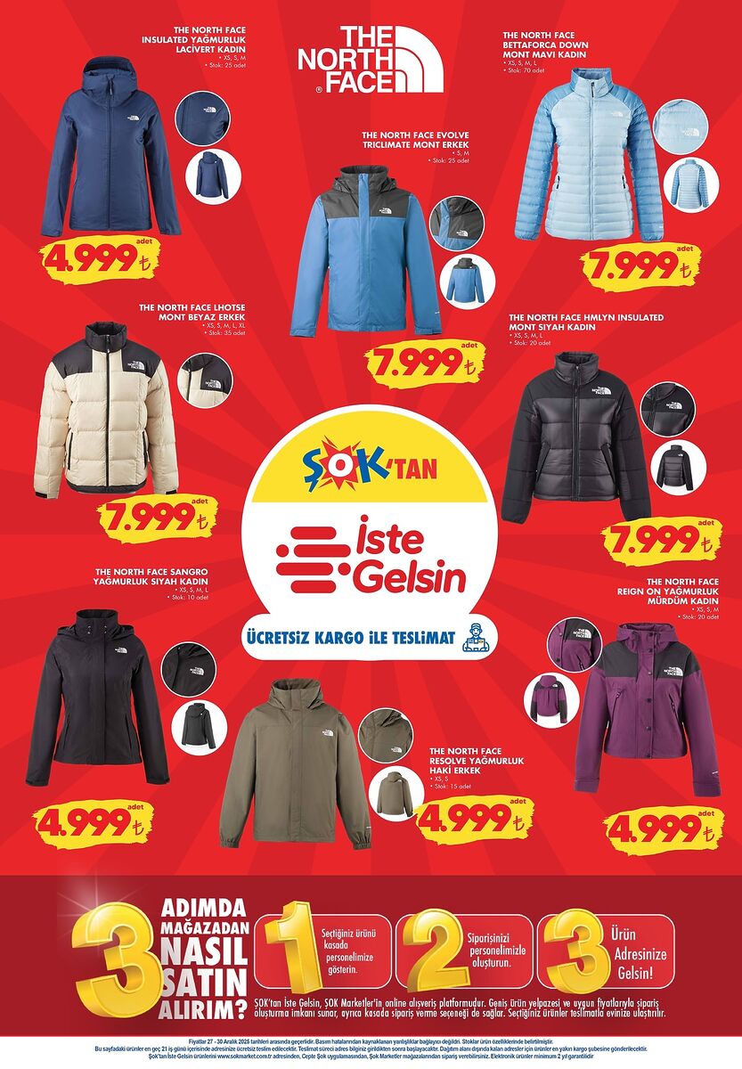 ŞOK 27-30 Aralık Aktüel Kataloğu! The North Face Montlarda Dev İndirim s e896e07c858ef9c9f7ce8268788242dff24511f3 - Marmara Bölge Gazetesi