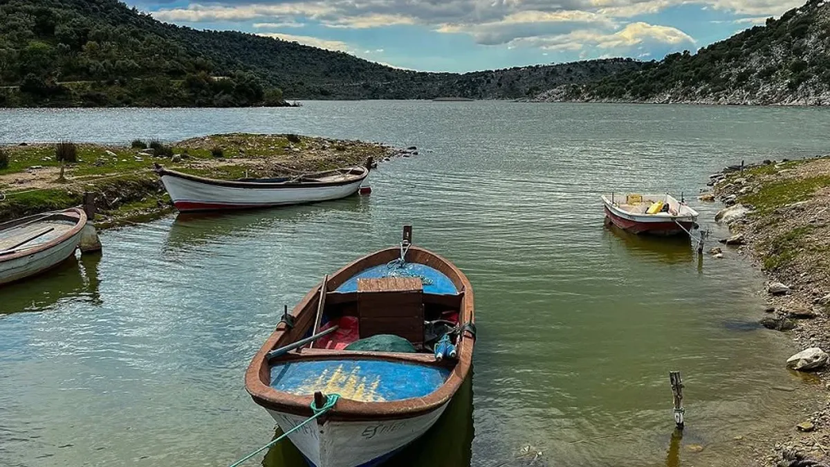 Aydın’ın Söke ilçesine bağlı Serçin Köyü, doğayla iç içe yapısı,