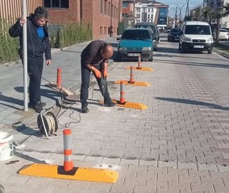 Gönen Belediyesi, ilçe genelinde trafik düzenini sağlamak ve yaya güvenliğini