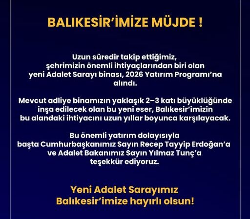 Balıkesir’e Yeni Adalet Sarayı Müjdesi 617842829 18407359234123444 2408526489071952702 n e1768551086310 - Marmara Bölge Gazetesi