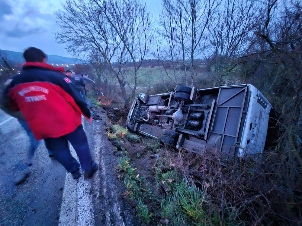 İvrindi’de meydana gelen trafik kazası korku dolu anlara sahne oldu.