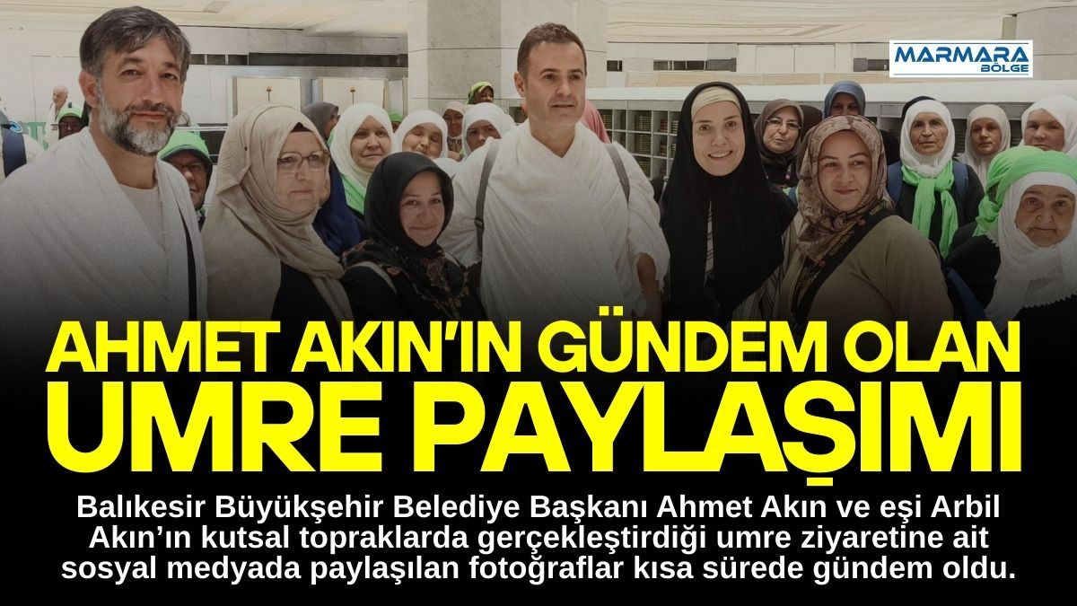 Balıkesir Büyükşehir Belediye Başkanı Ahmet Akın ve eşi Arbil Akın’ın