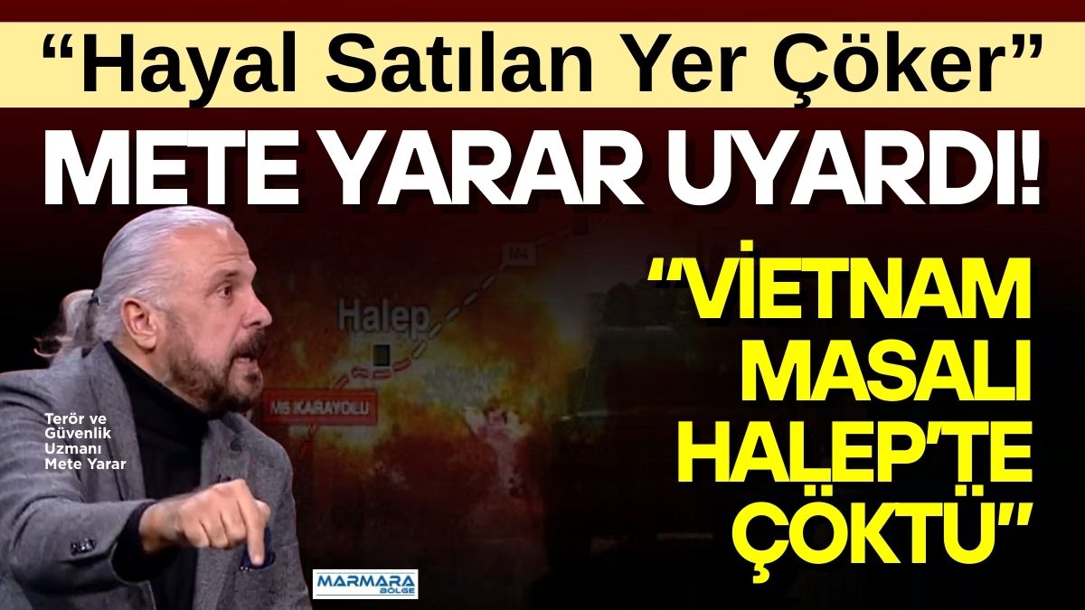 Terör ve Güvenlik Uzmanı Mete Yarar, YouTube kanalında yaptığı son