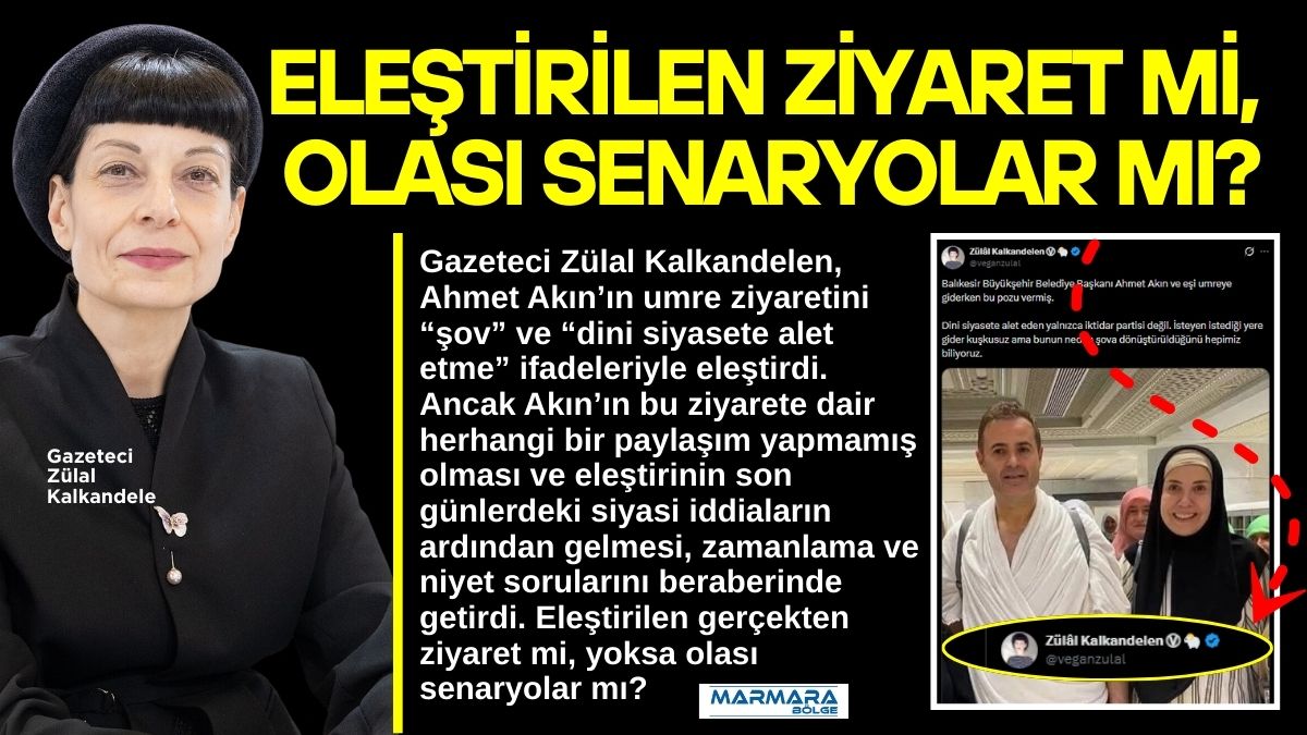 Balıkesir Büyükşehir Belediye Başkanı Ahmet Akın’ın eşiyle birlikte gerçekleştirdiği umre