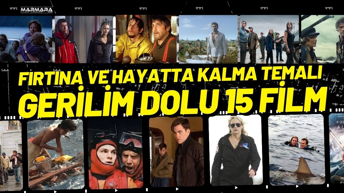 Kasırgalar, tsunamiler ve açık deniz felaketleriyle örülü bu yapımlar, insanın