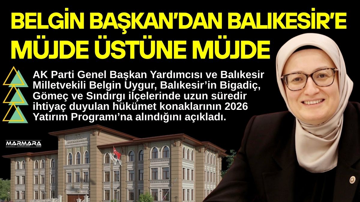 AK Parti Genel Başkan Yardımcısı ve Balıkesir Milletvekili Belgin Uygur,