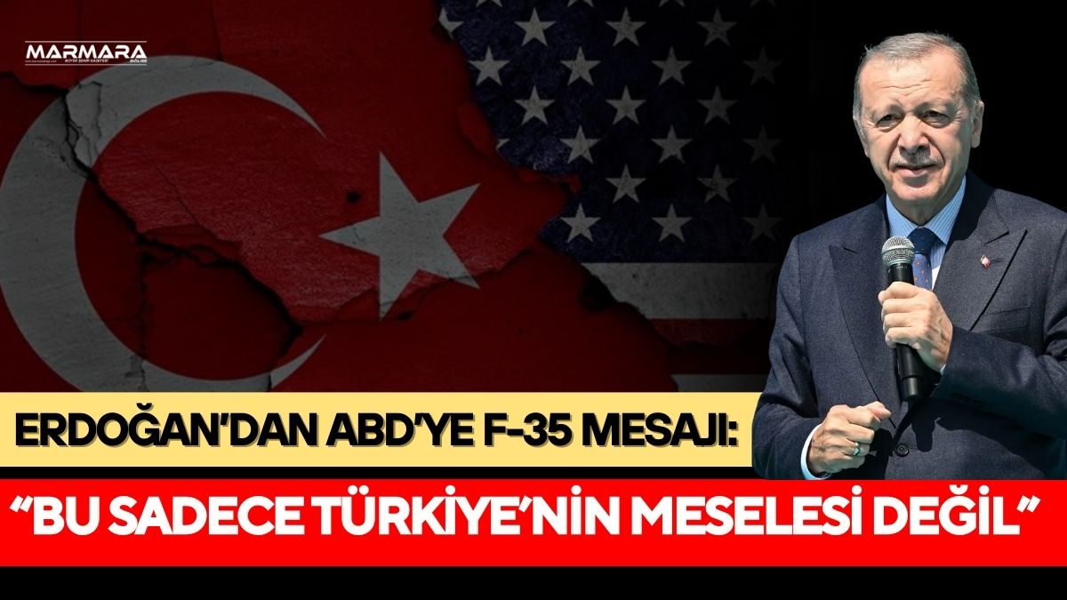 Cumhurbaşkanı Recep Tayyip Erdoğan, Türkiye’nin bedelini ödediği F-35 savaş uçaklarını