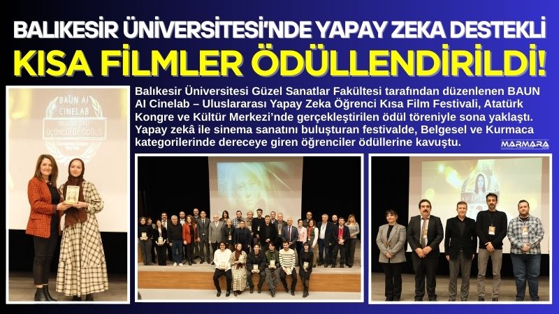 Balıkesir Üniversitesi Güzel Sanatlar Fakültesi tarafından düzenlenen BAUN AI Cinelab