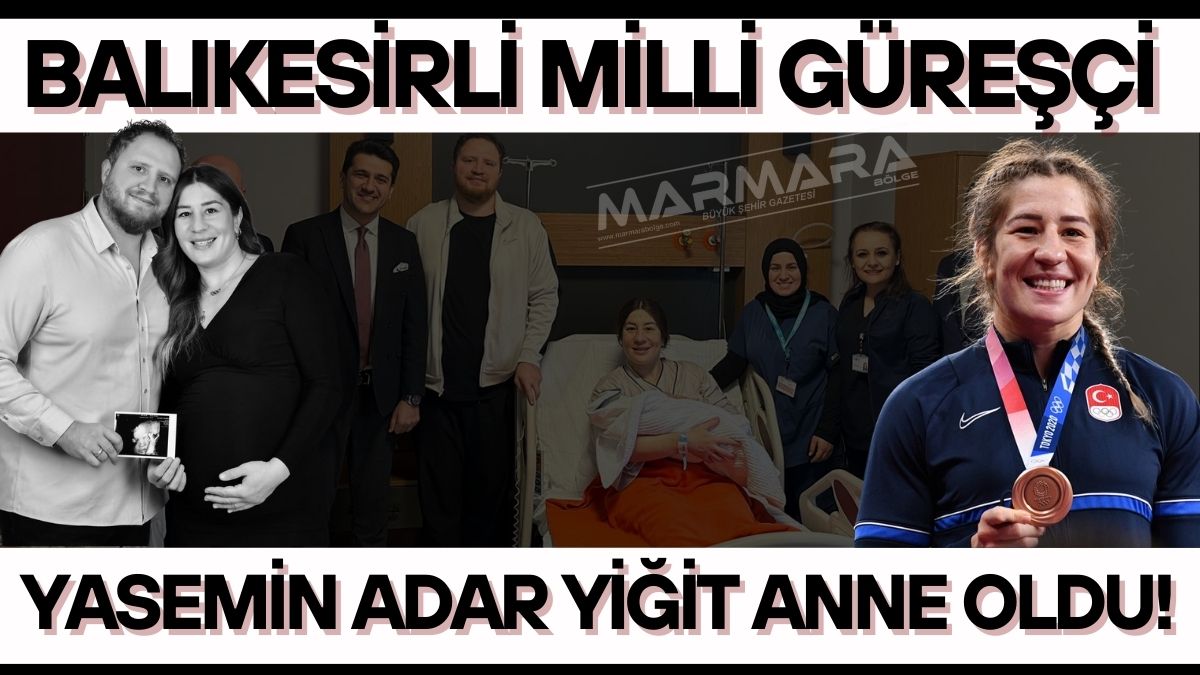 Dünya ve Avrupa şampiyonu Balıkesirli milli güreşçi Yasemin Adar Yiğit,