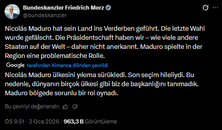 Maduro Krizi Avrupa’yı İkiye Böldü! Ekran goruntusu 2026 01 04 101941 - Marmara Bölge Gazetesi