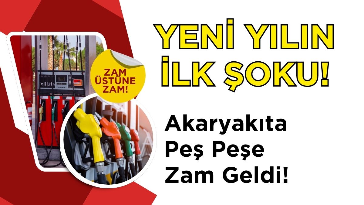 Yeni yılın ilk günleriyle birlikte akaryakıt fiyat tabelaları bir kez