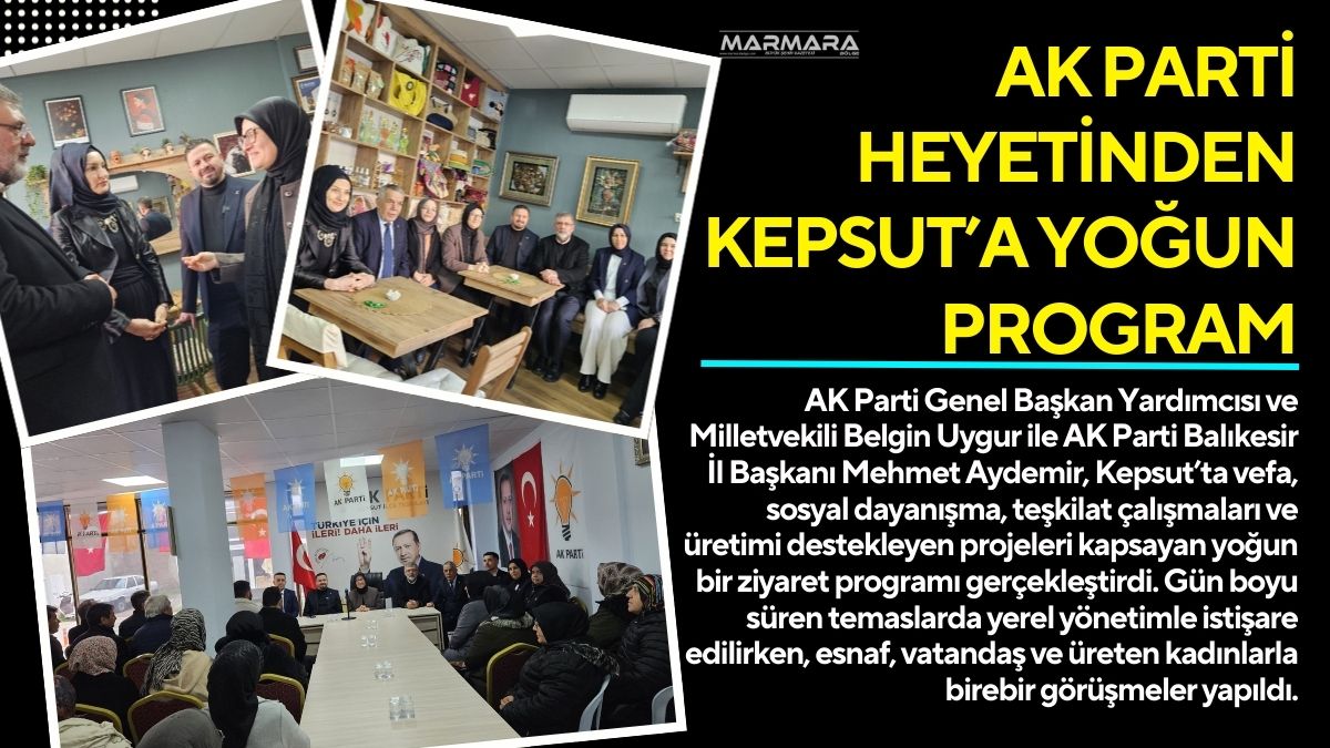  AK Parti Genel Başkan Yardımcısı ve Milletvekili Belgin Uygur ile