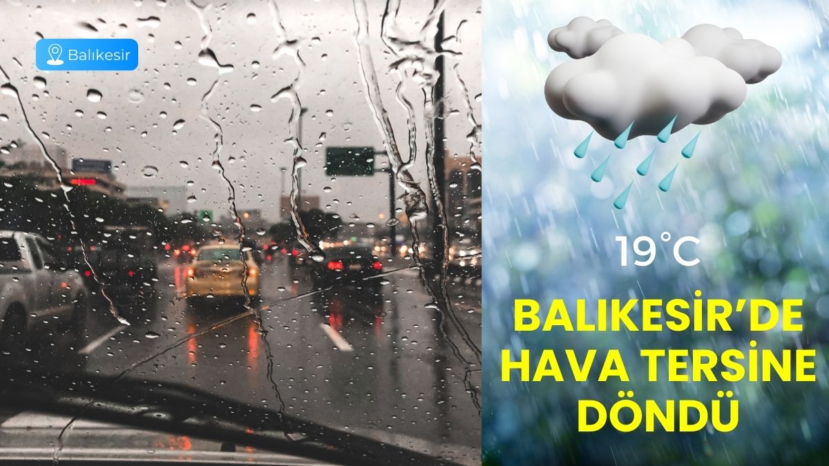 Meteoroloji Genel Müdürlüğü, 7 Ocak Çarşamba günü için Balıkesir günlük