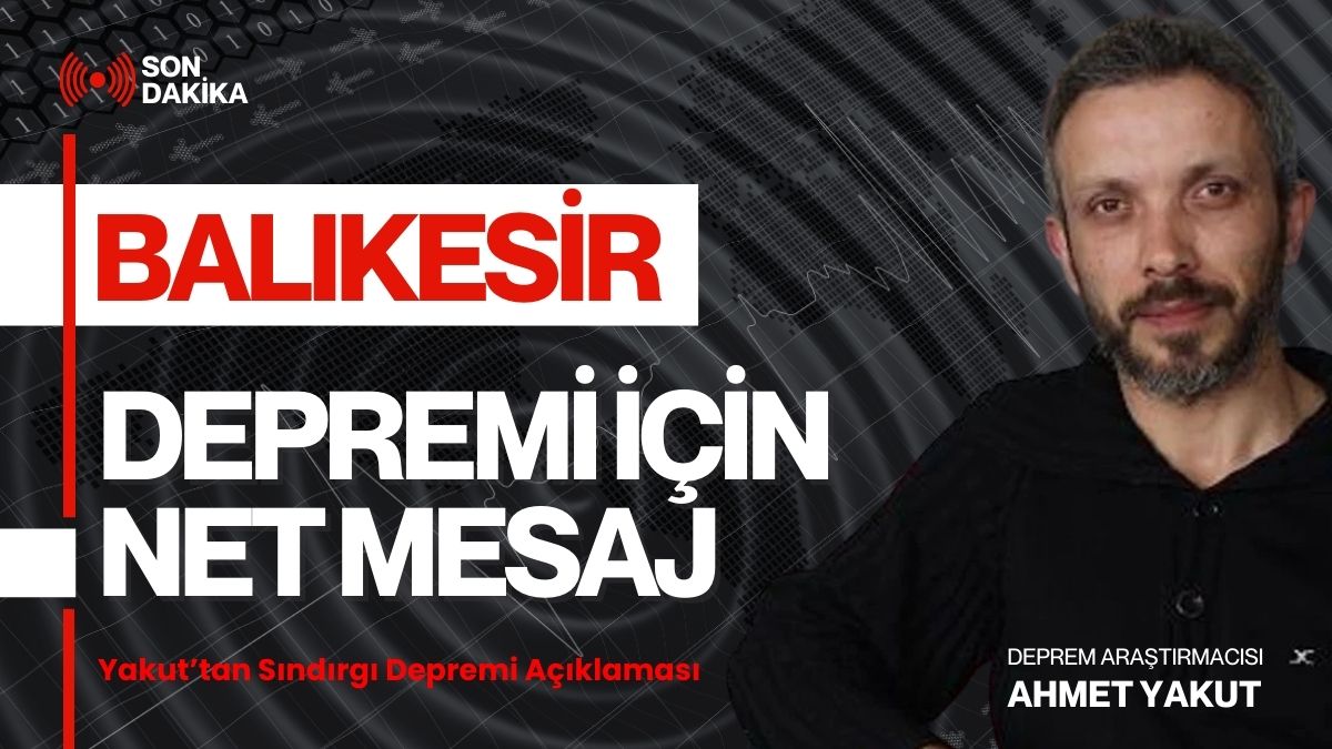Deprem Araştırmacısı Ahmet Yakut, Balıkesir’in Sındırgı ilçesinde meydana gelen 4.0