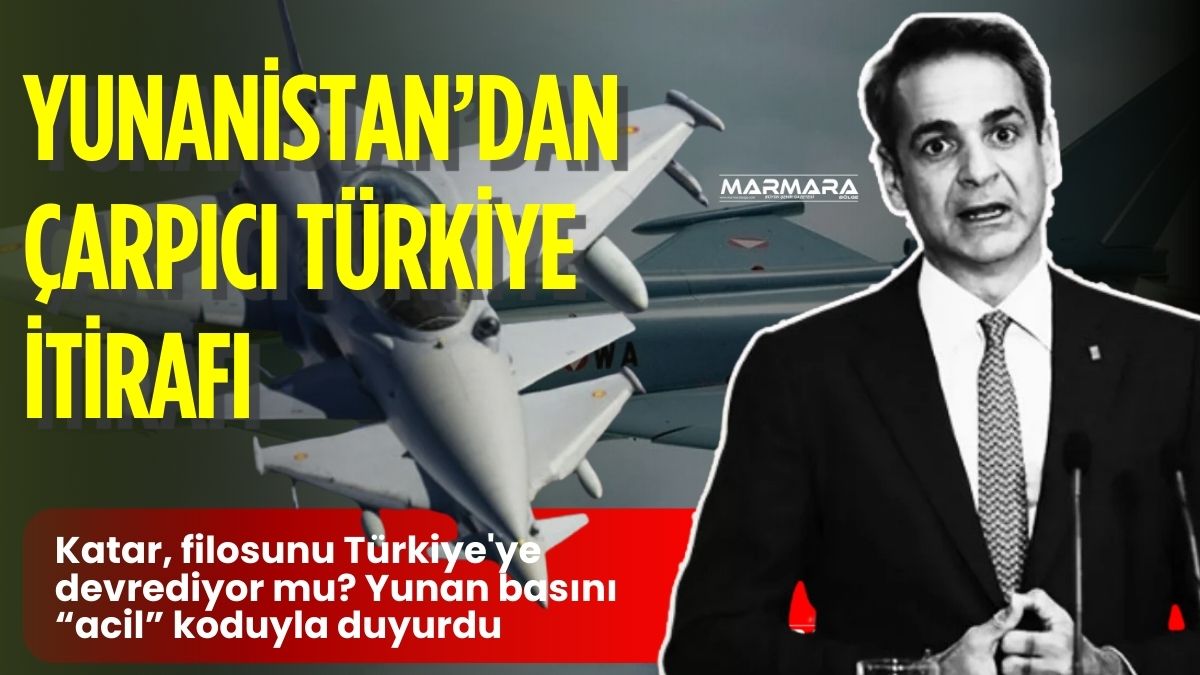 Yunanistan basınında yer alan “acil” ibareli haberler, Türkiye’nin hava kuvvetlerini