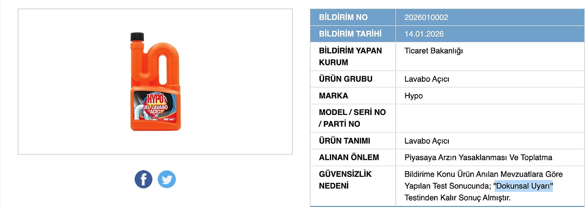 Marketlerde Satılan 3 Temizlik Ürünü Toplatılacak s 8f07e26f859b89dc421d23745c3b0ff2cc5fa2db - Marmara Bölge Gazetesi
