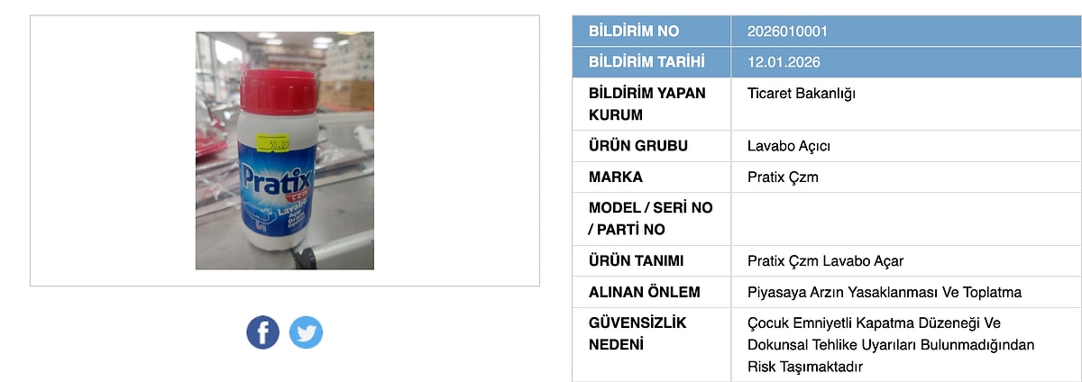 Marketlerde Satılan 3 Temizlik Ürünü Toplatılacak s ca4ea3db5881a92e27c2900e260e943b3de9b106 - Marmara Bölge Gazetesi