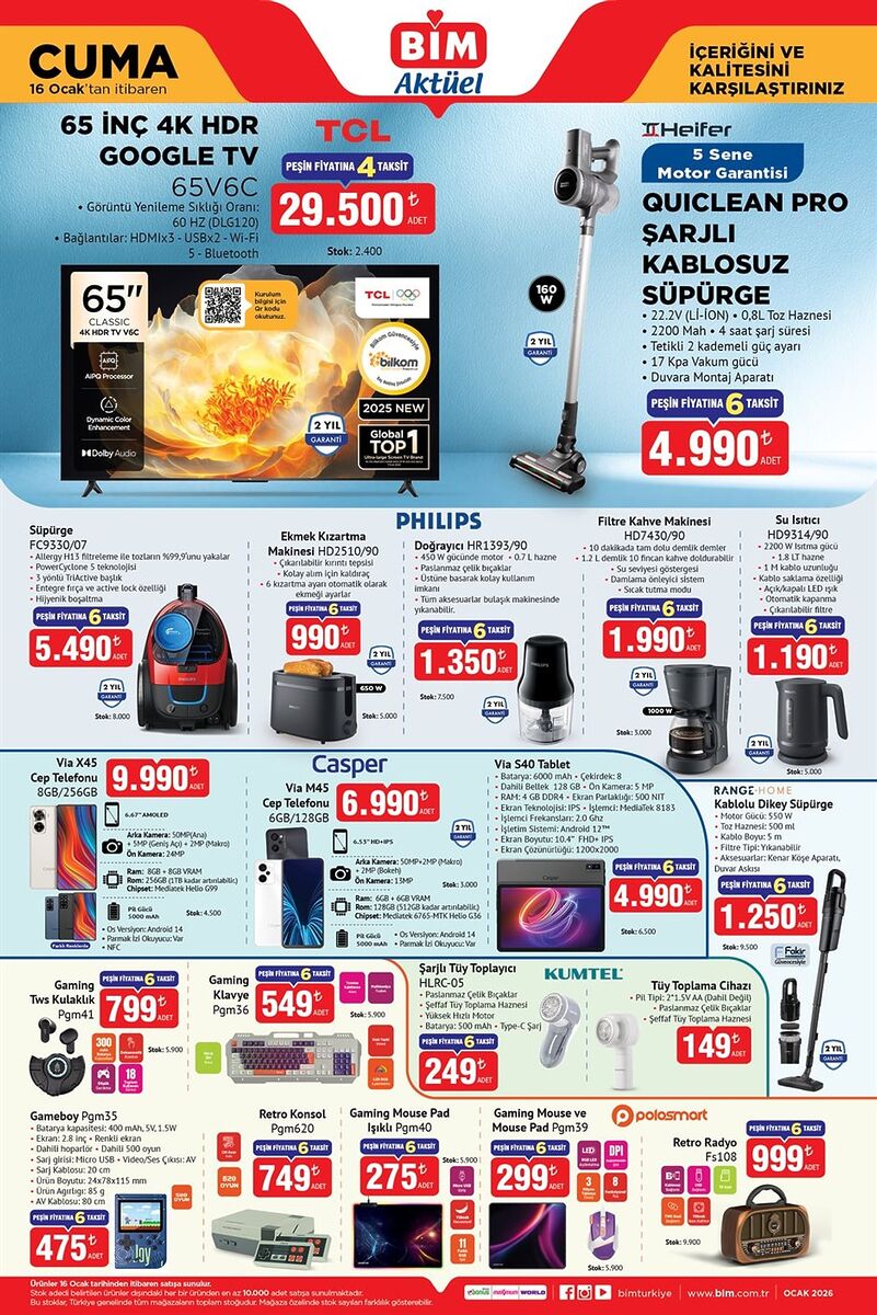 BİM’e Filtre Kahve Makinesi Geliyor! 16 Ocak 2026 Aktüel Katalog Fırsatları s d049bfee2992d11ce7b05969296ba9ce725b4a04 - Marmara Bölge Gazetesi