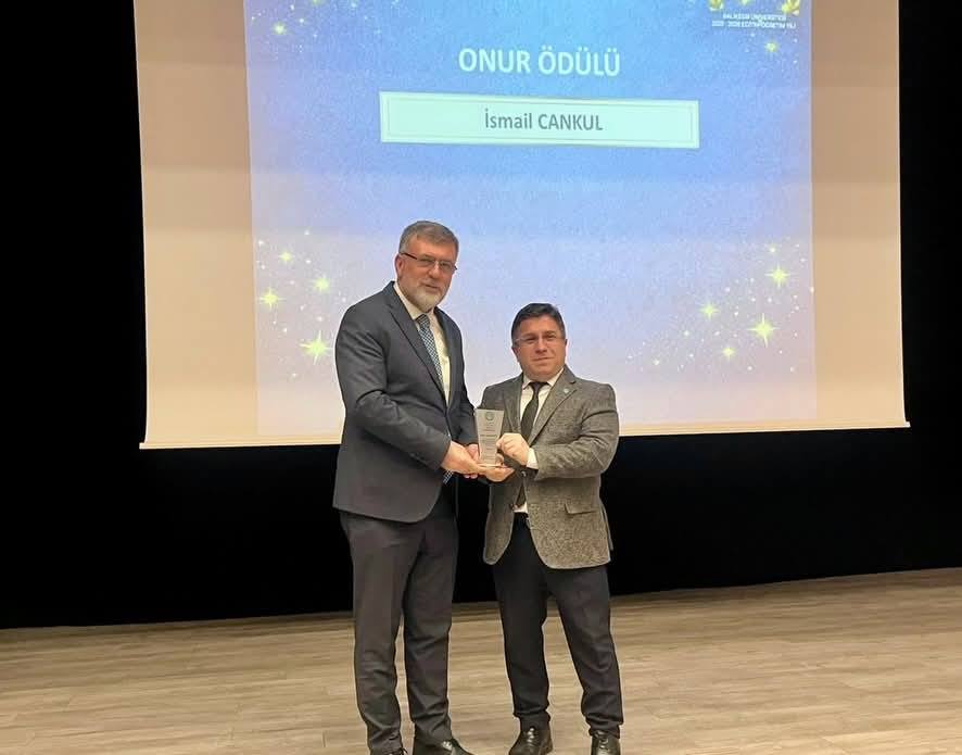 Balıkesir Üniversitesi tarafından düzenlenen Onur, Akademik Başarı ve Akademik Teşvik
