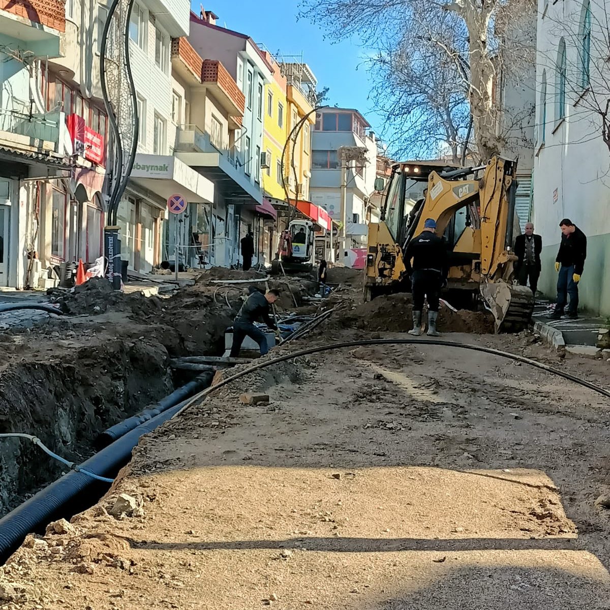 İlçede estetik ve modern kent hedefiyle başlatılan Sokak Sağlıklaştırma Projesi
