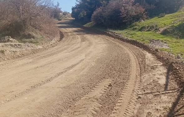Çamköy Mahallesi ile İskele Mahallesi arasındaki arazi yolunda bakım ve