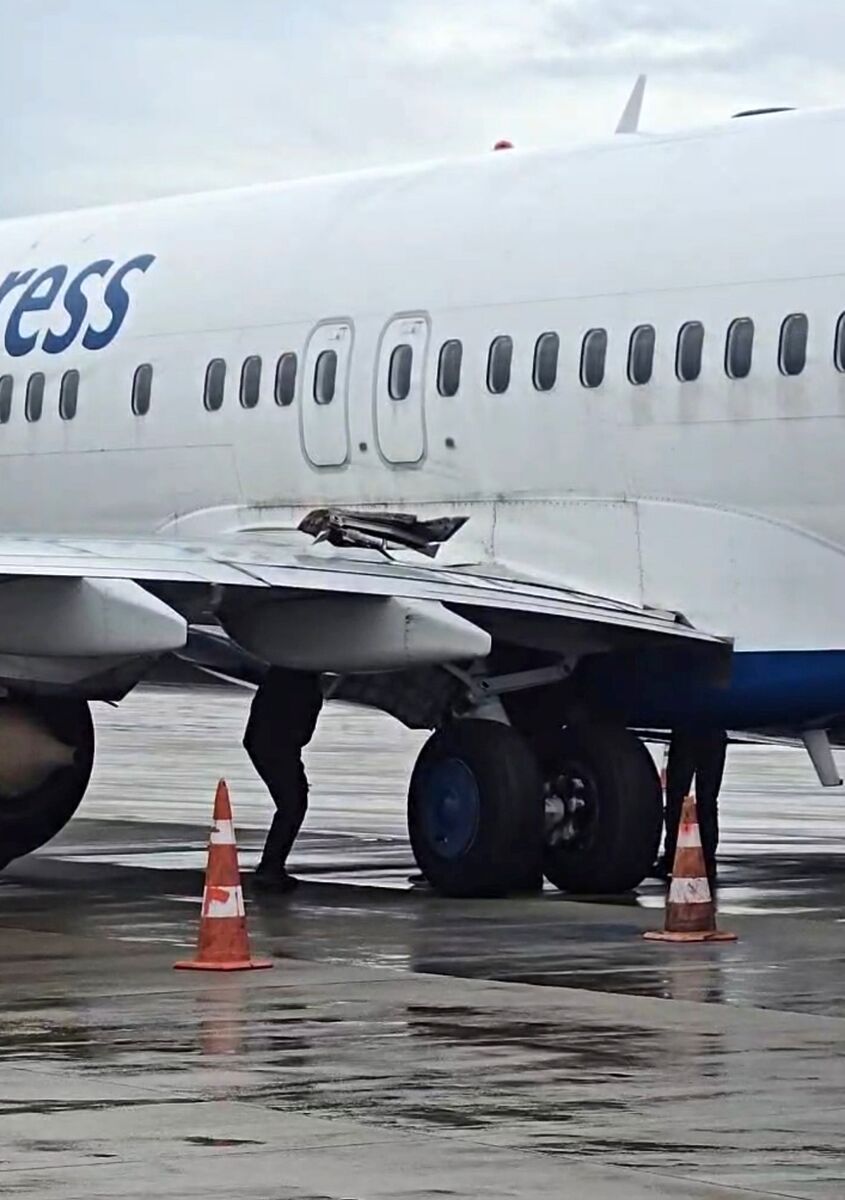 Antalya Havalimanı’nda Kaza: Uçağın Kanadı Parçalandı! AW641328 04 - Marmara Bölge Gazetesi