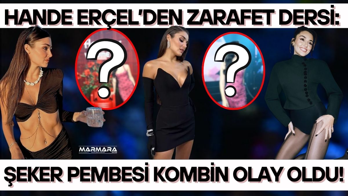 Yüzü olduğu markanın lansman gecesinde şeker pembesi kombiniyle göz kamaştıran