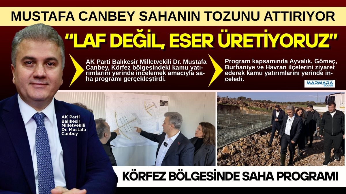 AK Parti Balıkesir Milletvekili Dr. Mustafa Canbey, Körfez bölgesindeki kamu