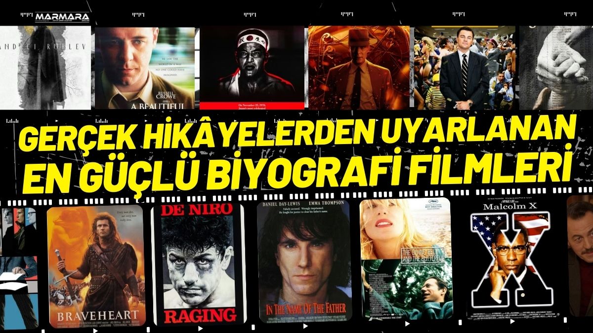 Tarihe yön veren isimlerin gerçek hayat hikâyelerini beyaz perdeye taşıyan