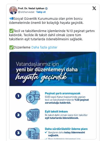 SGK Prim Borçlarına Yeni Kolaylık Getirildi Ekran Alintisi 1 - Marmara Bölge Gazetesi