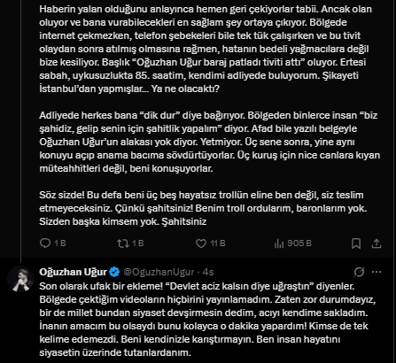 Oğuzhan Uğur’un Deprem Paylaşımı Gündem Oldu! Ekran goruntusu 2026 02 08 164216 - Marmara Bölge Gazetesi