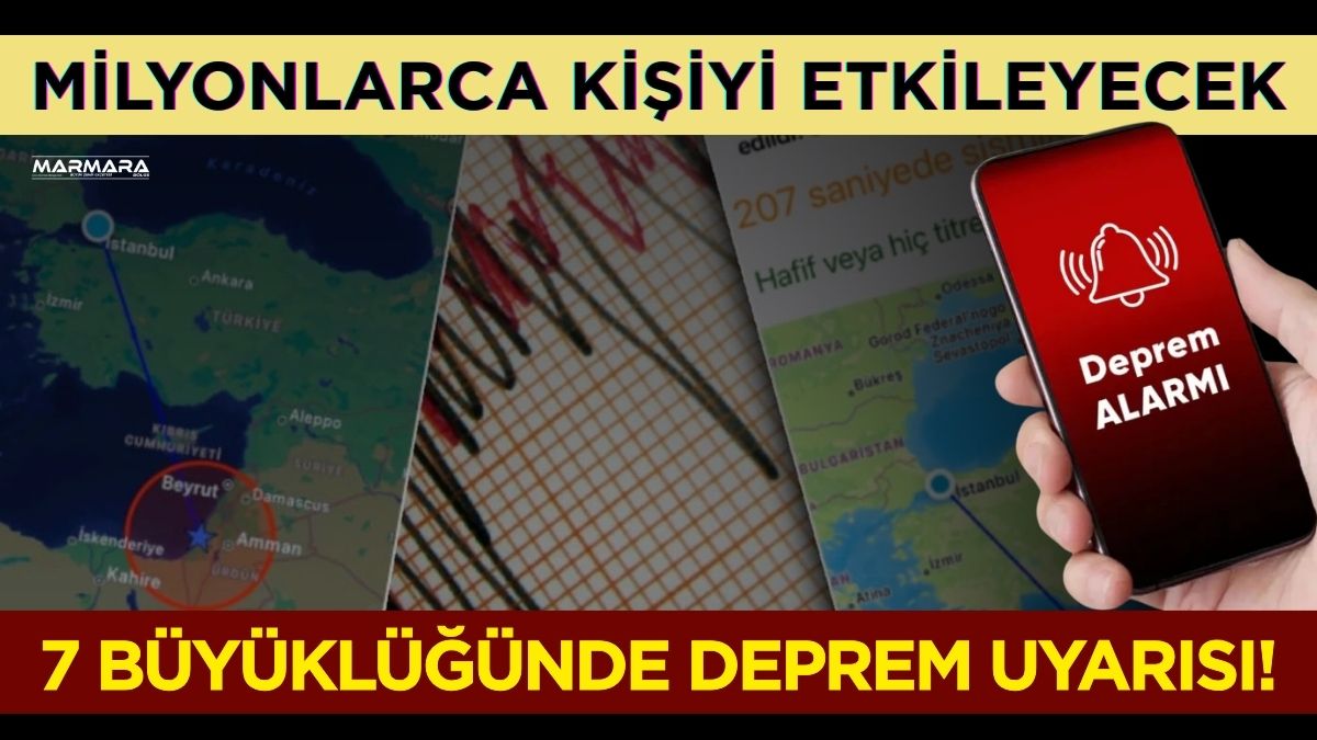 Sabah saatlerinde milyonlarca kişinin telefonuna düşen “İsrail’de 7 büyüklüğünde deprem”
