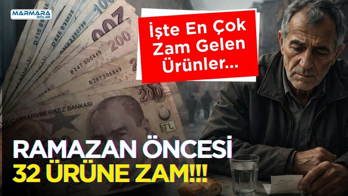 Ramazan öncesi temel gıda ürünlerindeki fiyat artışı mutfak bütçesini zorladı.