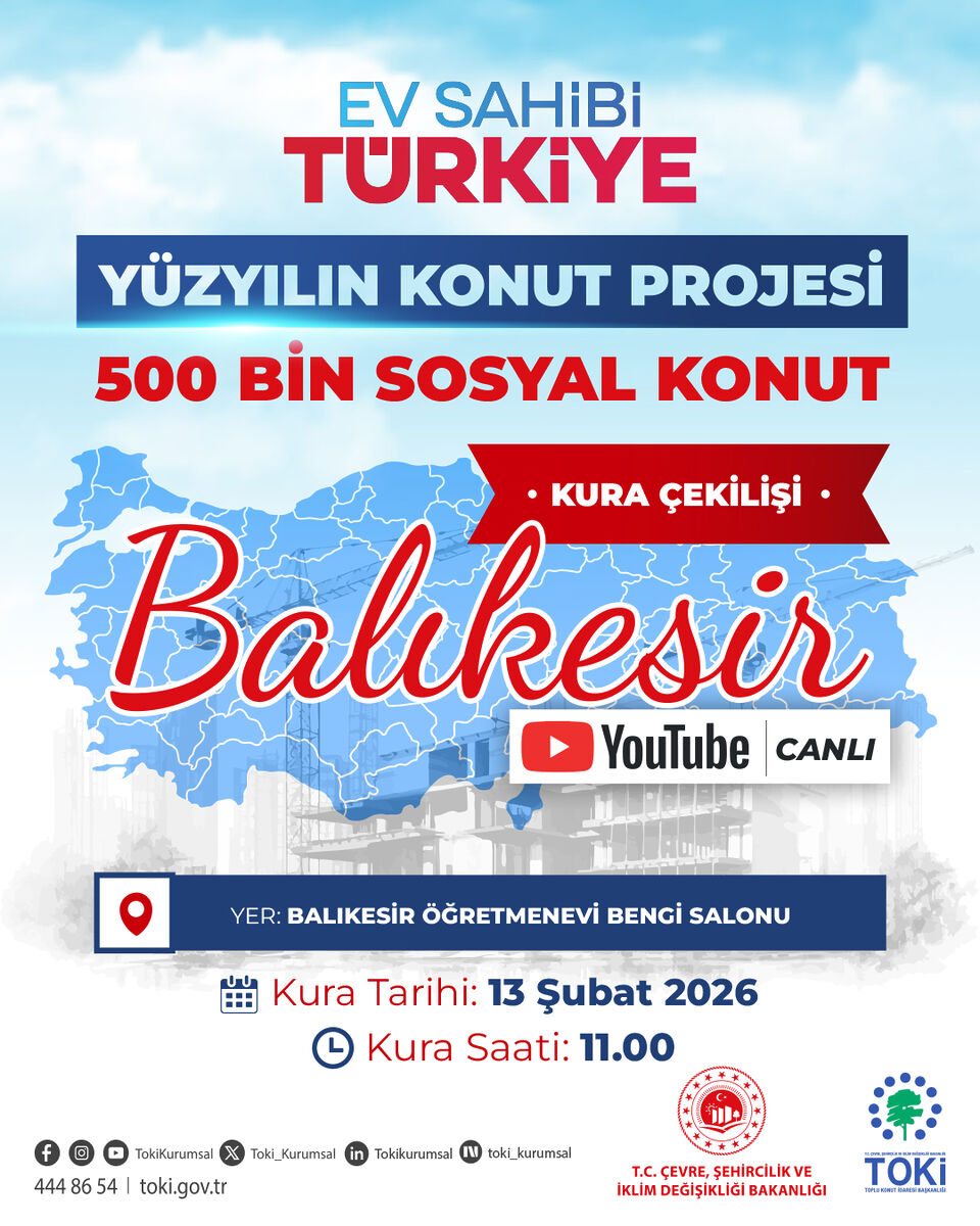 TOKİ Balıkesir Kurası Başladı! Sonuçları Anlık İzlemek İçin Tıklayın… - Marmara Bölge Gazetesi