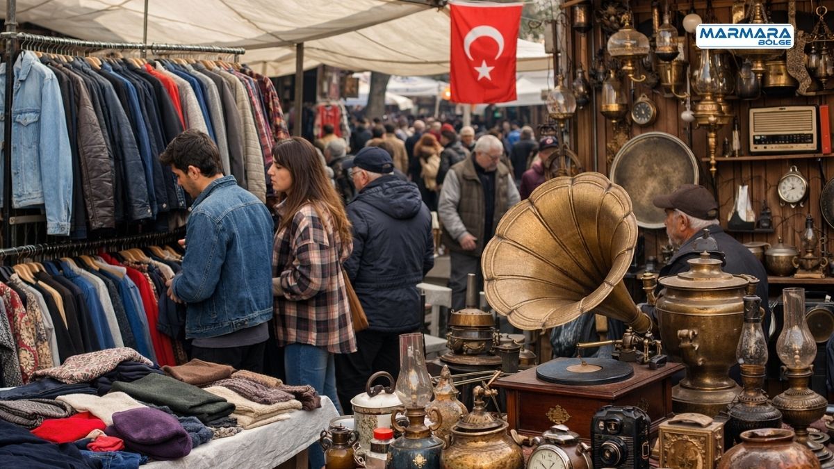 Balıkesir’in Altıeylül ilçesinde kurulan 2. Gündoğan Pazarı’nın günü, Ramazan Bayramı