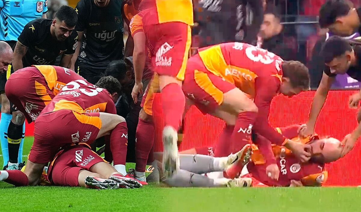 Galatasaray–İstanbulspor Maçında Yürekler Ağza Geldi: Ahmed Kutucu ve İsa Doğan Bayıldı RWL30BNr - Marmara Bölge Gazetesi