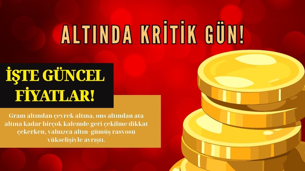 Piyasalarda yaşanan hareketlilik altın fiyatlarını da etkiledi. Gram altından çeyrek