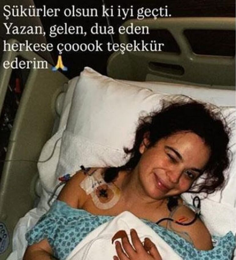 Başarılı oyuncu Aslı Bekiroğlu, geçirdiği zorlu ameliyat sürecinin ardından son