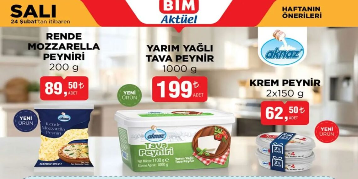 BİM’in 24 Şubat aktüel kataloğu açıklandı: Gıda ve temizlik ürünlerinde dikkat çeken indirimler bimaktuel24 1280x720 1140x570 1 - Marmara Bölge Gazetesi