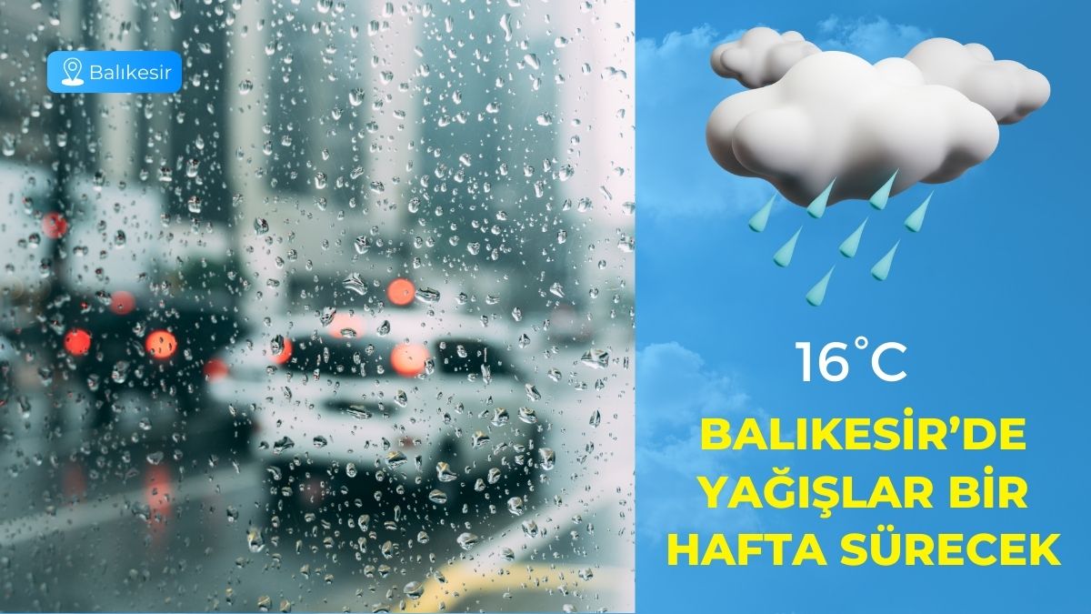 Balıkesir için Meteoroloji Genel Müdürlüğü tarafından paylaşılan son hava durumu