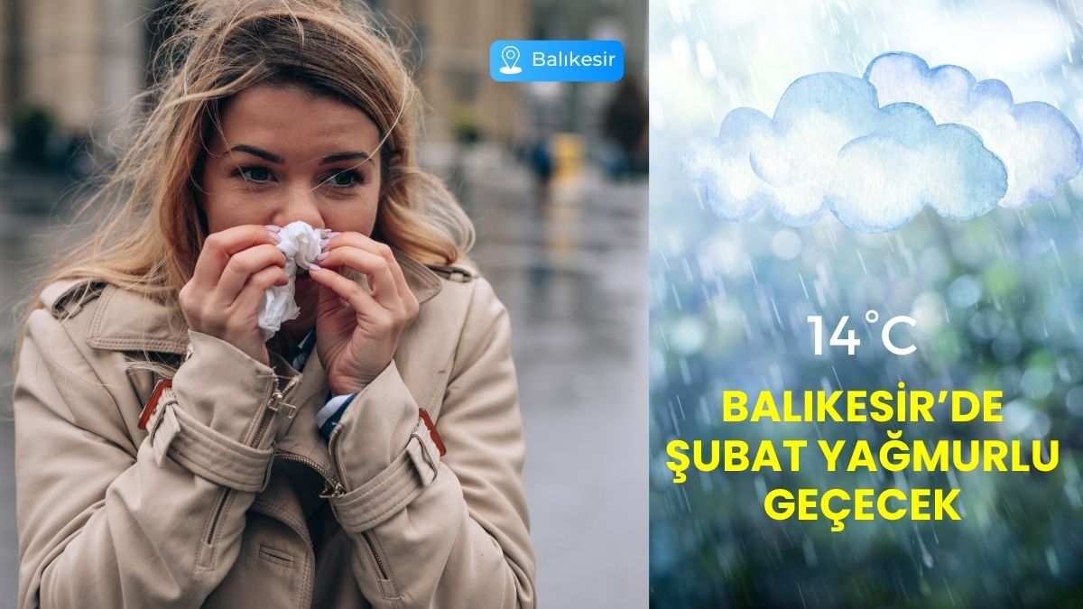 Balıkesir için yayımlanan günlük hava durumu tahminine göre 12 Şubat
