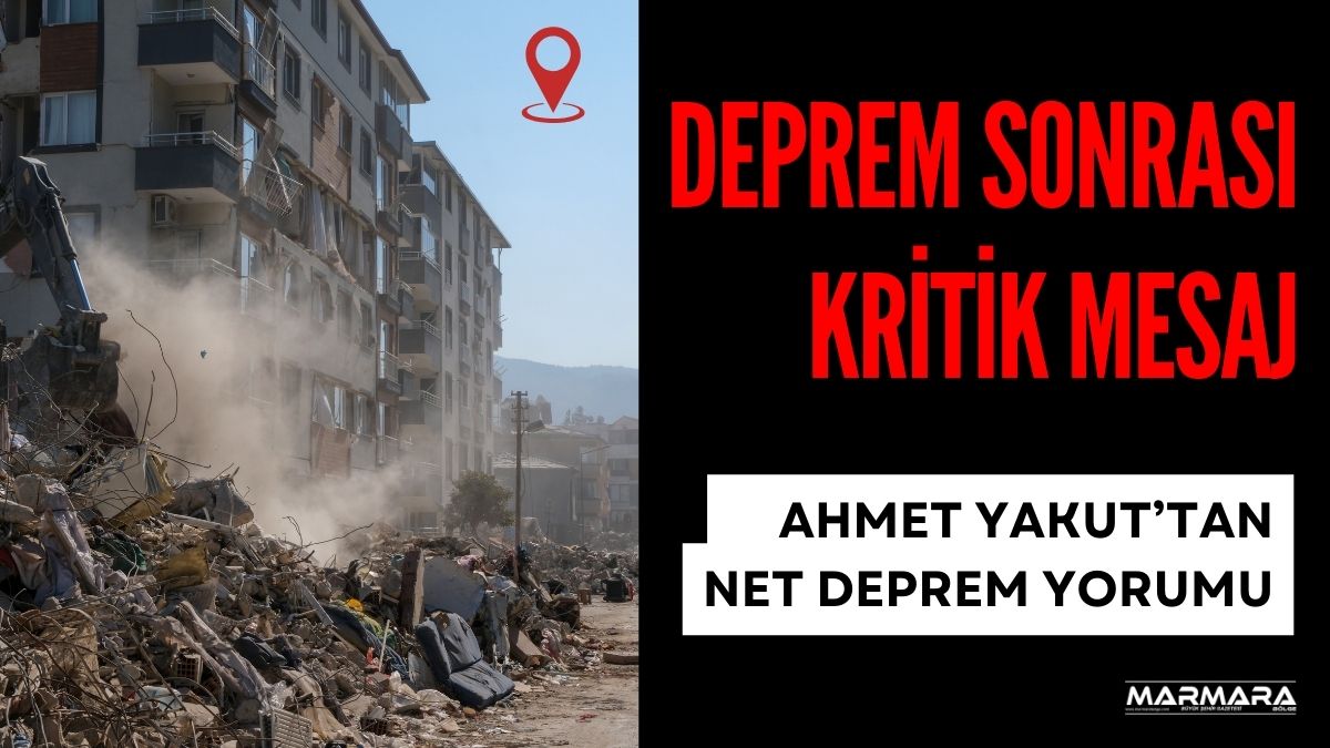 Deprem araştırmacısı Ahmet Yakut, YouTube programında Kahramanmaraş merkezli son depreme