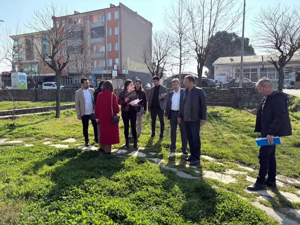 Sındırgı’da yapılması planlanan yeni park ve yeşil alan projeleri için