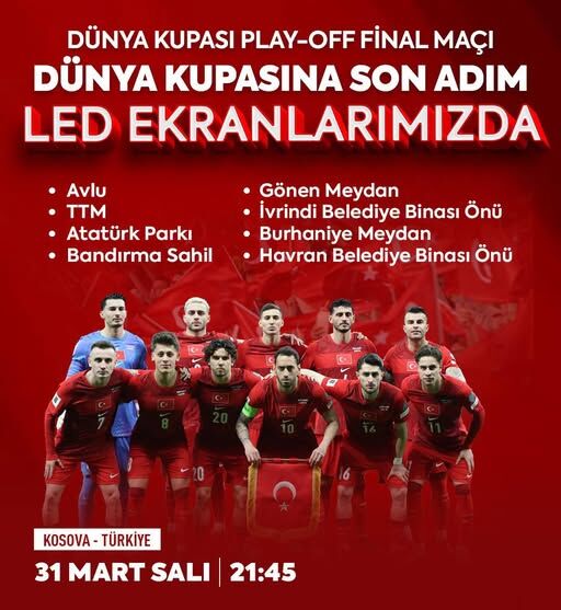 Türkiye Kosova Maçı LED Ekranlarda Canlı Yayınlanacak! İşte İzlenecek Noktalar… 660363507 1277653511218984 7543807029950356724 n e1774968880981 - Marmara Bölge Gazetesi