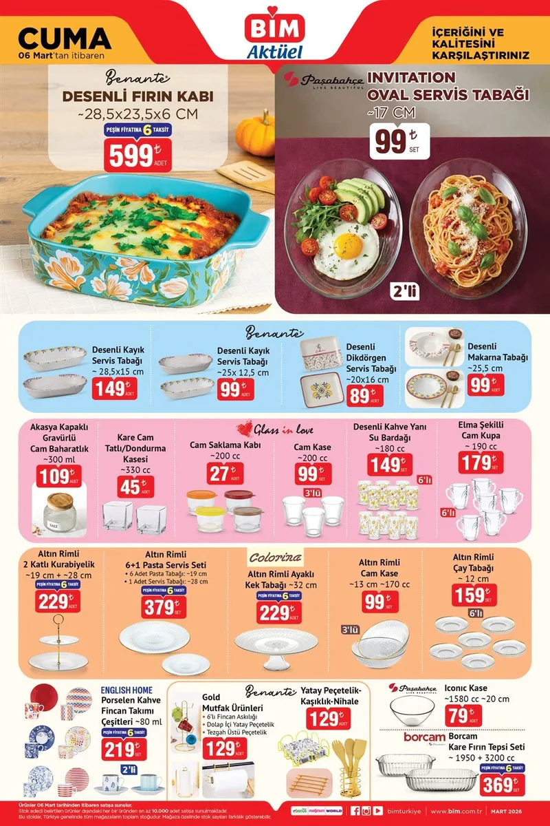 BİM Aktüel 3-6 Mart 2026: Ev Tekstili, Mutfak Ürünleri ve Oyuncak Fırsatları 69a30579717271c959b2af34 - Marmara Bölge Gazetesi