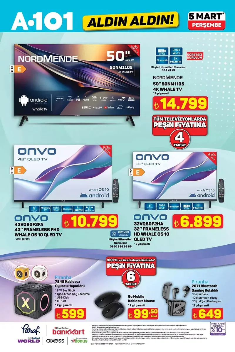 Bugün Raflarda! A101 5 Mart Aldın Aldın Kataloğu Yayınlandı: TV, Motosiklet, Çay Makinesi ve Yüzlerce Ürün Satışta 69a6aa68c202702b6e290ab8 - Marmara Bölge Gazetesi
