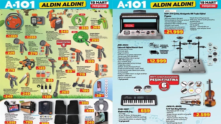A101’in merakla beklenen “Aldın Aldın” kampanyası için yeni aktüel broşür