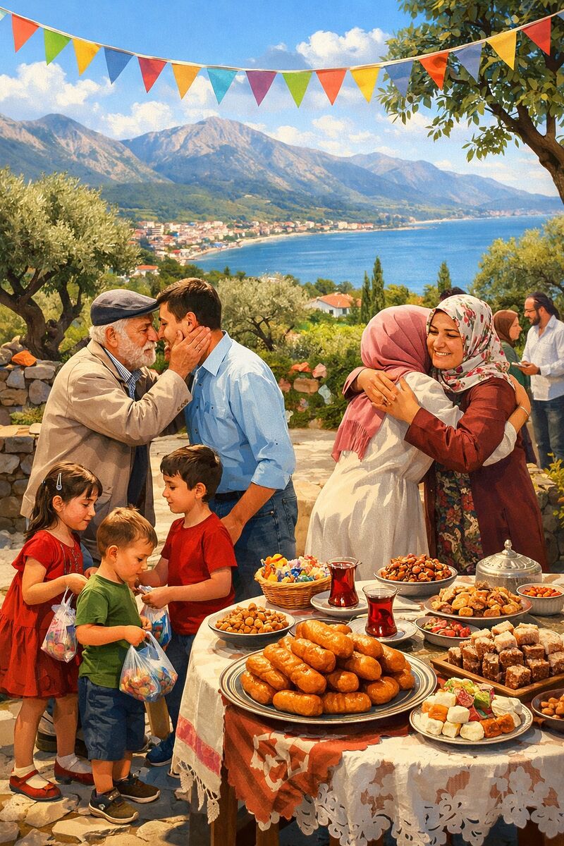 Ramazan Bayramı’nın yaklaşmasıyla birlikte Edremit’te tatlı telaşı hız kazandı. Geleneksel