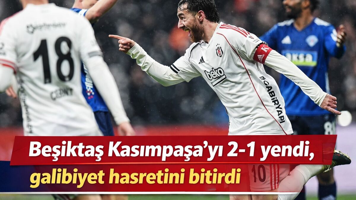 #Beşiktaş, Trendyol Süper Lig’in 27. haftasında Dolmabahçe’de ağırladığı #Kasımpaşa’yı 2-1